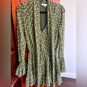 Alexis dress, size XS, tie neck